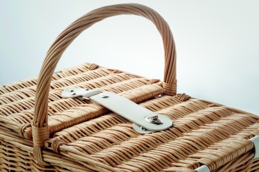 Logotrade Werbeartikel das Foto: Picknickkorb aus Korbweide