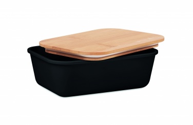 Logotrade Werbegeschenke das Foto: Lunchbox mit Bambus-Deckel