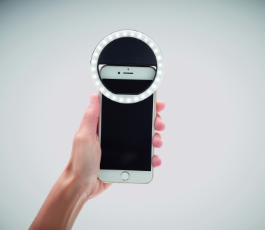 Logotrade werbemittel das Foto: Selfie-Ringlicht mit Clip