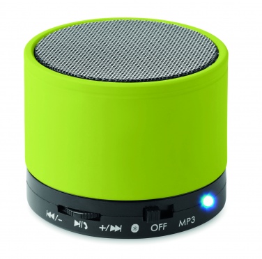 Logotrade werbemittel das Foto: Wireless Lautsprecher, rund