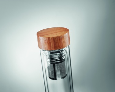 Logotrade Werbegeschenke das Foto: Trinkflasche Glas 400ml München