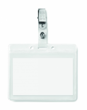Logotrade werbemittel das Foto: Transparente Kartenhülle