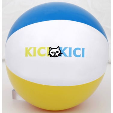 Logotrade Werbeartikel das Foto: Mehrfarbiger Strandball PALM SPRINGS