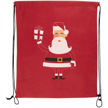 Logotrade Geschäftsgeschenke das Foto: Sportbeutel mit Weihnachtsmotiv ELF