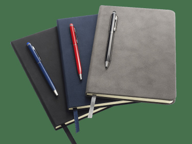 Logotrade Werbeartikel das Foto: Magnetisches Notizbuch mit Stift 124715100