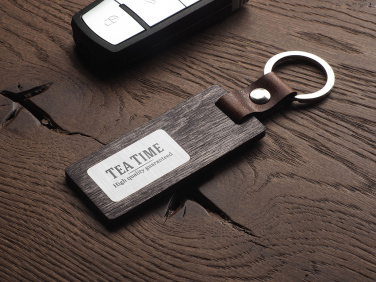 Logotrade Firmengeschenke das Foto: Schlüsselanhänger aus Holz 1853121
