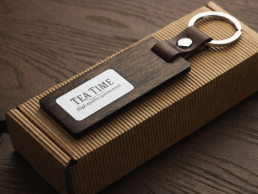 Logotrade Logogeschenke das Foto: Schlüsselanhänger aus Holz 1853121