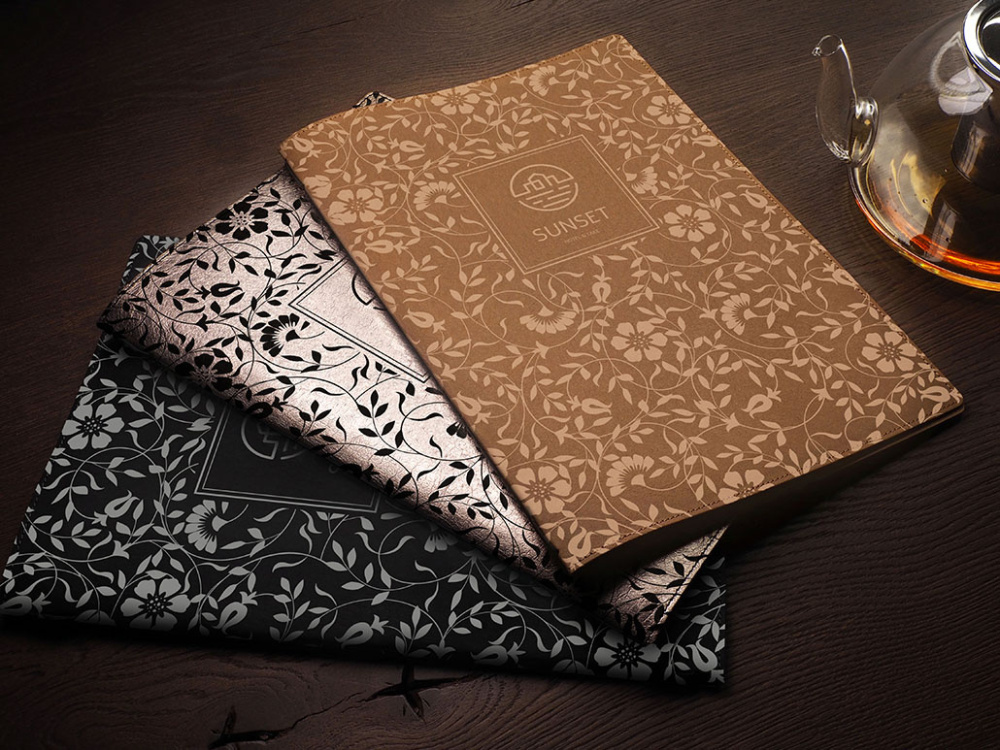 Logotrade Firmengeschenke das Foto: Menükarte Ambiente 1178285