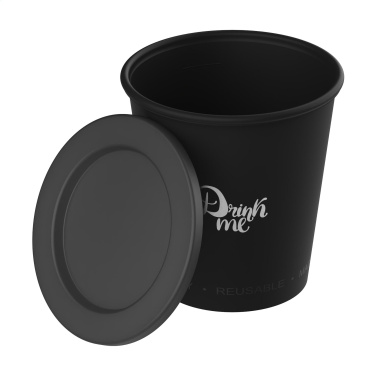 Logotrade Firmengeschenke das Foto: Trinkbecher Bio-Based Deckel 200 ml