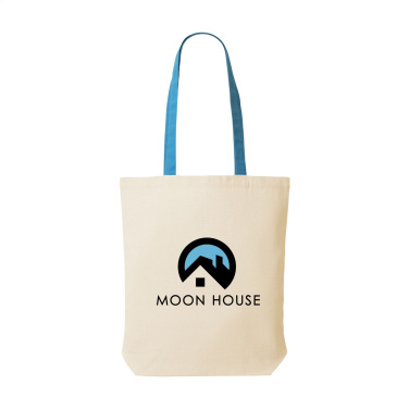 Logotrade Werbeartikel das Foto: Canvas-Tasche Shoppy Colour (220 g/m²)