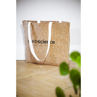 Logotrade Firmengeschenke das Foto: Lagos Cork Shopper Tasche