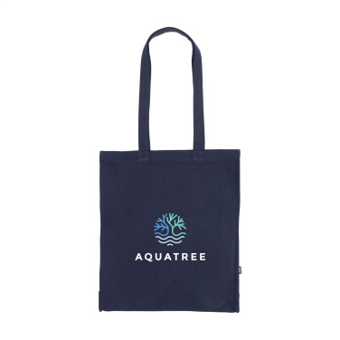 Logotrade Geschäftsgeschenke das Foto: Einfarbige Tasche aus recyceltem Canvas GRS (340 g/m²)