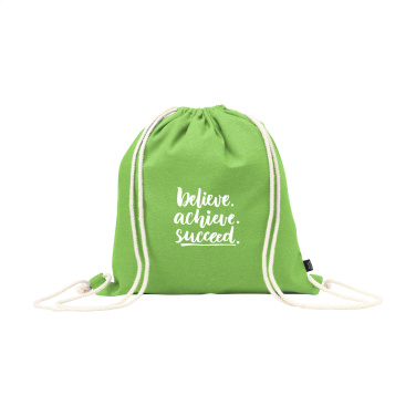 Logotrade Werbegeschenke das Foto: PromoColour GRS Rucksack aus recycelter Baumwolle (150 g/m²)