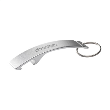 Logotrade Logogeschenke das Foto: Alu Opener GRS Recycled Schlüsselanhänger