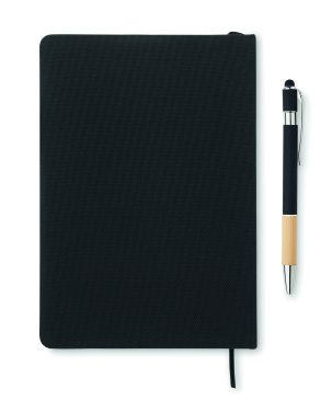 Logotrade Firmengeschenke das Foto: DIN A5 RPET Notizbuch-Set