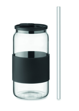 Logotrade Geschäftsgeschenke das Foto: Trinkglas Borosilikat 550ml