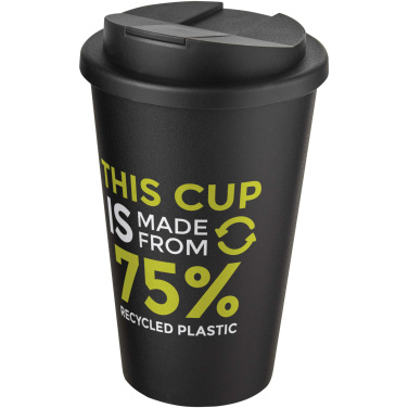 Logotrade Werbeartikel das Foto: Americano® Eco 350 ml recycelter Becher mit auslaufsicherem Deckel