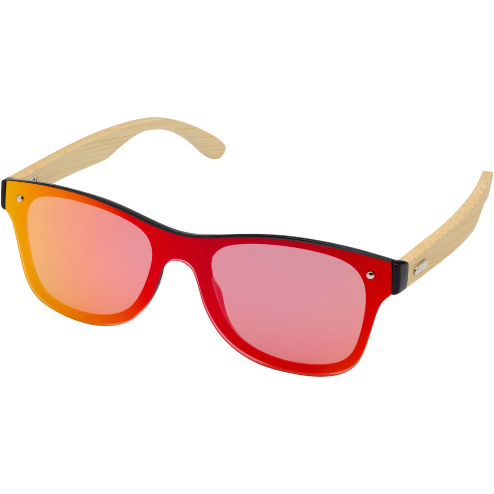 Logotrade werbemittel das Foto: Tan Sonnenbrille mit Bambusbügeln
