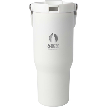 Logotrade Werbeartikel das Foto: Bronx 900 ml RCS-zertifizierter Kupfer-Vakuum Isolierbecher aus Edelstahl mit Doppelfunktionsdeckel