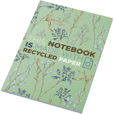 Logotrade Geschäftsgeschenke das Foto: Novella Austen A5 Softcover Notizbuch aus Recyclingmaterial – 50 Blatt