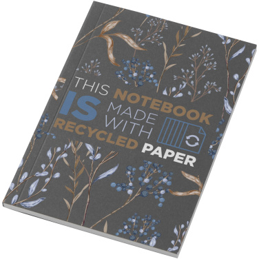 Logotrade Geschäftsgeschenke das Foto: Novella Austen A6 Softcover Notizbuch aus Recyclingmaterial – 50 Blatt