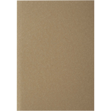 Logotrade werbemittel das Foto: Novella Austen A5 Softcover Notizbuch aus recyceltem Kraftpapier – 50 Blatt 