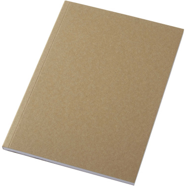 Logotrade Geschäftsgeschenke das Foto: Novella Austen A5 Softcover Notizbuch aus recyceltem Kraftpapier – 50 Blatt 