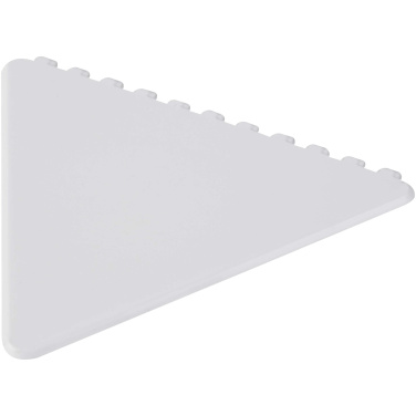 Logotrade Werbegeschenke das Foto: Frosty triangular recycled plastic ice scraper