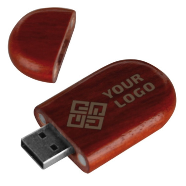 Logotrade Logogeschenke das Foto: USB-Stick aus Holz