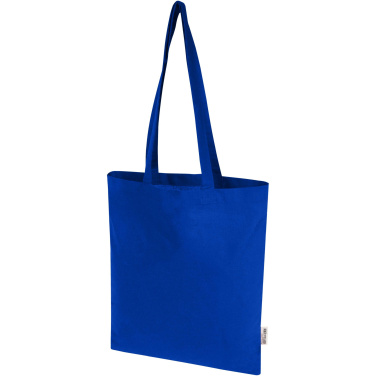 Logotrade Geschäftsgeschenke das Foto: Madras Blend 140 g/m² Tragetasche aus GRS-recycelter Baumwolle 7L
