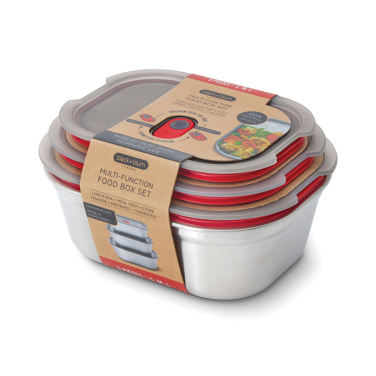 Logotrade Firmengeschenke das Foto: Black+Blum 3-tlg. Mealprep Box Set - klein, medium, groß