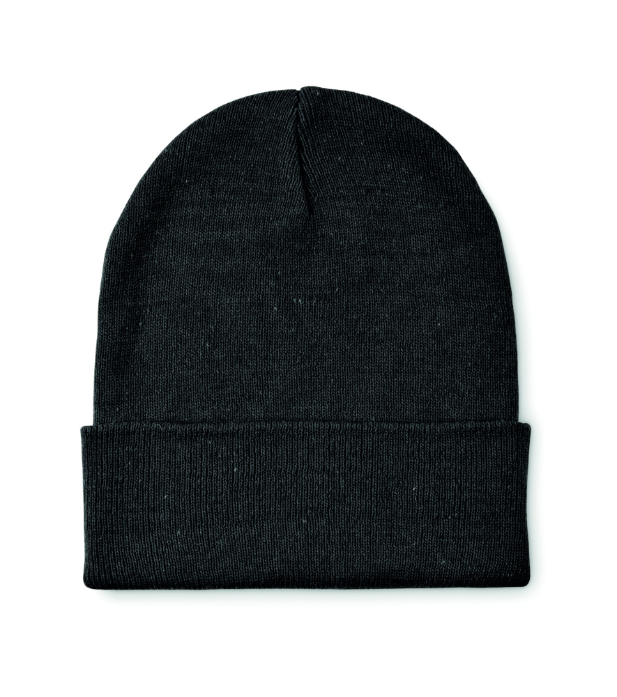 Logotrade Werbegeschenke das Foto: Beanie mit Bündchen