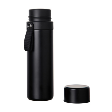 Logotrade Werbeartikel das Foto: VINGA Tono RCS Thermoskanne mit zwei Bechern, 750ml