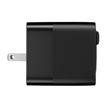 Logotrade Werbeartikel das Foto: Urban Vitamin Mendocino 65W GaN-Charger mit einziehb. Kabel