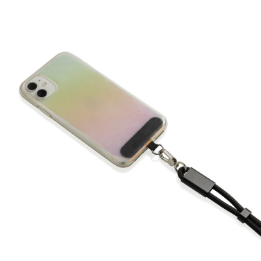 Logotrade Logogeschenke das Foto: LoopAmp 60W Handgelenksband für Smartphones aus RCS rPET