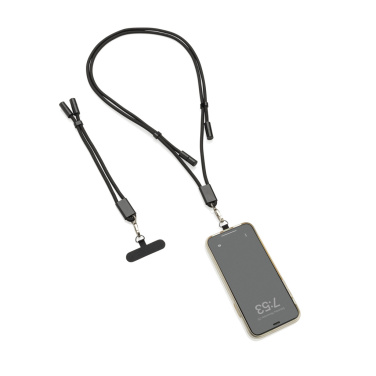 Logotrade Werbegeschenke das Foto: LoopAmp 60W Handgelenksband für Smartphones aus RCS rPET