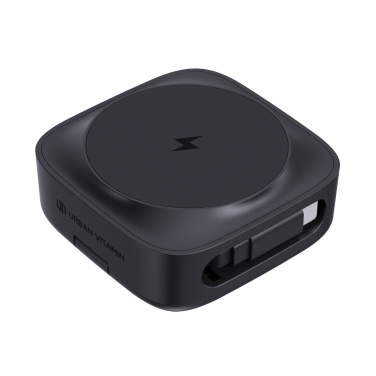Logotrade Werbegeschenke das Foto: Urban Vitamin Goleta 2-in-1 15W Magnetic Wireless Charger