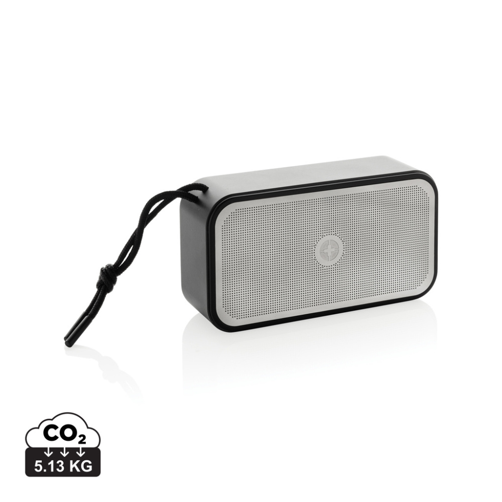 Logotrade werbemittel das Foto: Swiss Peak 10W Basslautsprecher aus recyceltem Aluminium