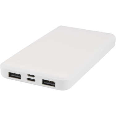 Logotrade Werbeartikel das Foto: Intan 10 W 10.000 mAh Powerbank aus recyceltem Kunststoff