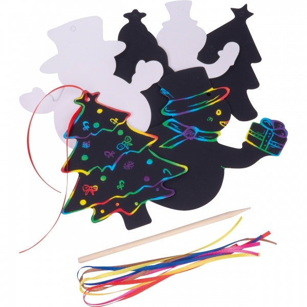 Logotrade werbemittel das Foto: Rubbel-Weihnachtsornamente SÜDPOL