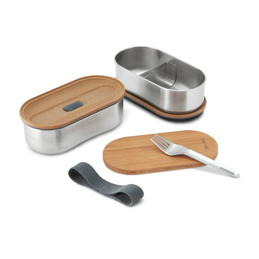 Logotrade werbemittel das Foto: Black+Blum Stainless Steel Double Bento Box