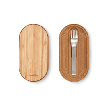 Logotrade Geschäftsgeschenke das Foto: Black+Blum Stainless Steel Double Bento Box