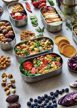 Logotrade Werbegeschenke das Foto: Black+Blum Stainless Steel Double Bento Box