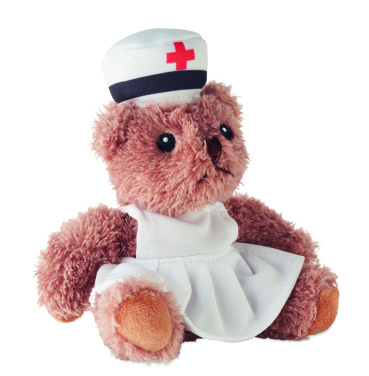 Logotrade Firmengeschenke das Foto: Teddybär Krankenschwester