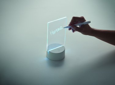 Logotrade Werbegeschenke das Foto: Memoboard mit LED-Beleuchtung