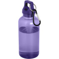 Oregon 400 ml RCS-zertifizierte Trinkflasche aus recyceltem Kunststoff mit Karabiner , Abendviolett