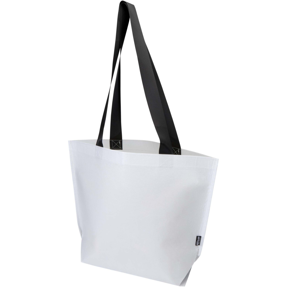 Logotrade Werbegeschenke das Foto: Duo GRS recycelte doppellaminierte Tragetasche 18L