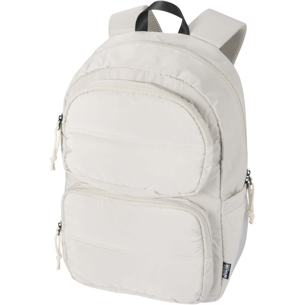 Logotrade Werbegeschenke das Foto: Puffer 15,6" GRS recycelter Laptoprucksack 18L