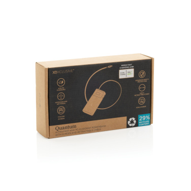 Logotrade Geschäftsgeschenke das Foto: Quantum RCS Ultra-Fast 45W 10.000mAh Powerbank mit Display