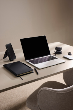 Logotrade Geschäftsgeschenke das Foto: VINGA Baltimore 2-in-1 kabelloser 15W RCS Travel Charger